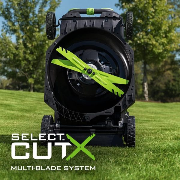 EGO POWER+ Electric Lawn Mower, Self-Propelled Cordless with Select Cut and Touch Drive, Includes (2) 56V 6.0Ah Batteries and Rapid Charger - LM2134SP-2（Free cordless trimmer and hair dryer） - Image 3