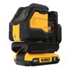 Dewalt 20V MAX Cordless Green Cross Line Laser Kit (2 Ah) - DCLE34021D1
