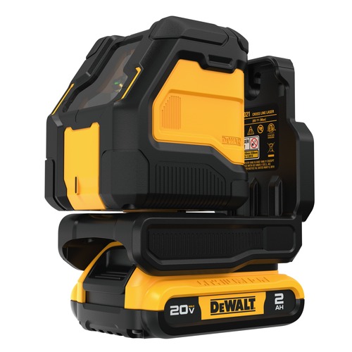 Dewalt 20V MAX Cordless Green Cross Line Laser Kit (2 Ah) - DCLE34021D1