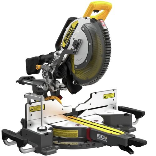 Dewalt 60V MAX Brushless Lithium-Ion Cordless 12 in. Double Bevel Sliding Miter Saw (Tool Only) - DCS781B