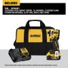 Dewalt DCF850P1 ATOMIC 20V MAX Brushless Lithium-Ion 1/4 in. Cordless 3-Speed Impact Driver Kit (5 Ah)