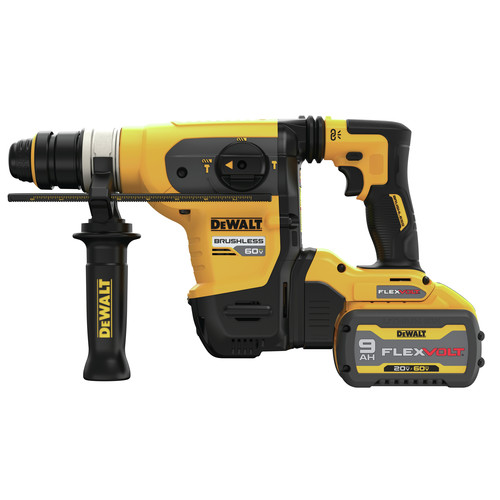 Dewalt 60V MAX Brushless Lithium-Ion 1-1/4 in. Cordless SDS Plus Rotary Hammer Kit with 2 Batteries (9 Ah) - DCH416X2