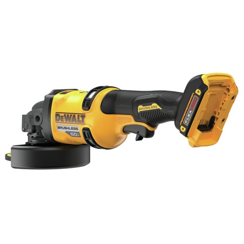 Factory Reconditioned Dewalt FLEXVOLT 60V MAX Brushless Lithium-Ion 4-1/2 in. - 6 in. Cordless Grinder with Kickback Brake (Tool Only) - DCG418BR