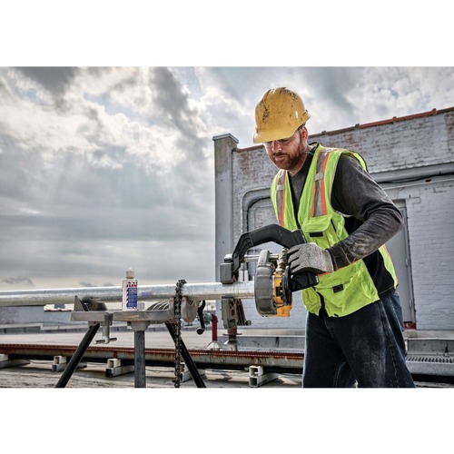 Dewalt 60V MAX FLEXVOLT Brushless Lithium-Ion Cordless Pipe Threader Kit with Die Heads and 2 Batteries (9 Ah) - DCE700X2K