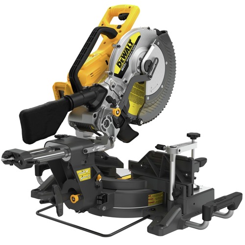 Dewalt 60V MAX Brushless Lithium-Ion Cordless 12 in. Double Bevel Sliding Miter Saw (Tool Only) - DCS781B