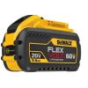 Dewalt 60V MAX FLEXVOLT Brushless Lithium-Ion 17 in. Cordless Attachment Capable String Trimmer and Blower Combo Kit (9 Ah) - DCKO266X1