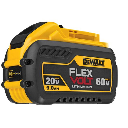 Dewalt 60V MAX FLEXVOLT Brushless Lithium-Ion 17 in. Cordless Attachment Capable String Trimmer and Blower Combo Kit (9 Ah) - DCKO266X1