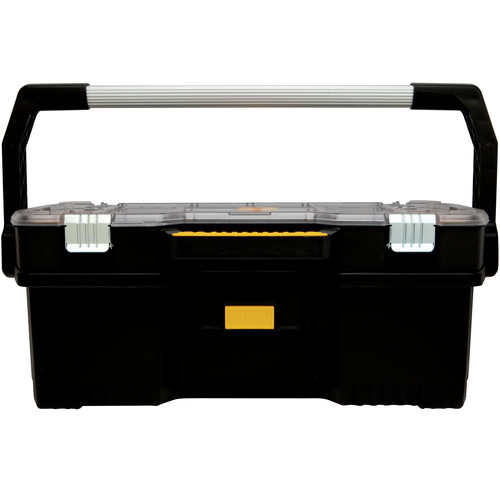 Dewalt DWST24075 12.72 in. x  24 in. x 11.2 in. Tote with Removable Organizer - Black