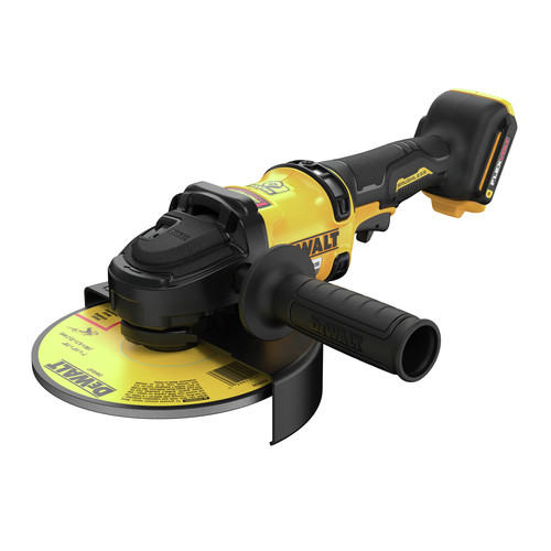 Dewalt FLEXVOLT 60V MAX Brushless Lithium-Ion 7 in. Cordless Grinder with Kickback Brake Kit with 2 Batteries (9 Ah) - DCG440X2