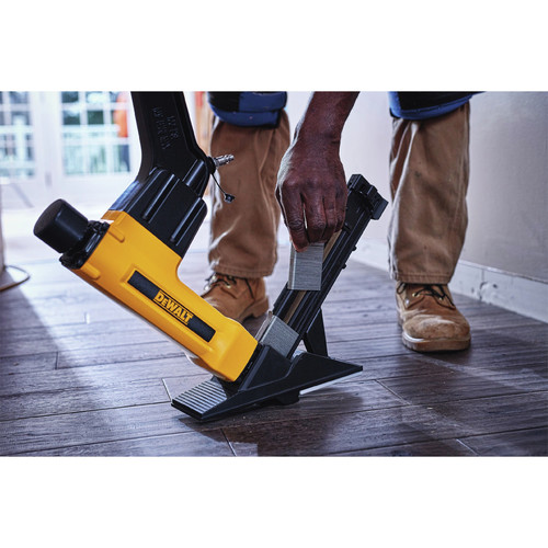 Factory Reconditioned Dewalt 2-N-1 16-Gauge Nailer and 15-1/2-Gauge Stapler Flooring Tool - DWFP12569R