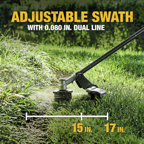 Dewalt DCST972X1 60V MAX Brushless Lithium-Ion 17 in. Cordless Attachment Capable String Trimmer Kit (3 Ah)