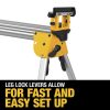 Dewalt DWX723 9 in. x 151 in. x 32 in. Heavy Duty Miter saw Stand - Silver