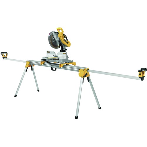 Factory Reconditioned Dewalt 9 in. x 150 in. x 32 in. Heavy-Duty Miter Saw Stand - Silver - DWX723R