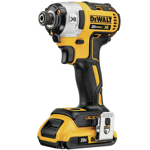 Dewalt 2-Tool Combo Kit - 20V MAX XR Brushless Cordless Impact Driver & Hammer Drill Driver Kit with (1) 2Ah & (1) 6Ah Battery - DCK2100D1T1