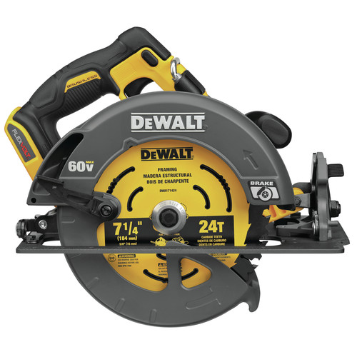 Dewalt 60V MAX FLEXVOLT Brushless 7-1/4 in. Cordless Circular Saw with Electric Brake (Tool Only) - DCS578B