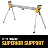 Dewalt DWX723 9 in. x 151 in. x 32 in. Heavy Duty Miter saw Stand - Silver