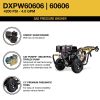 Dewalt 4200 PSI 4.0 GPM Gas Pressure Washer Powered by HONDA - 60606