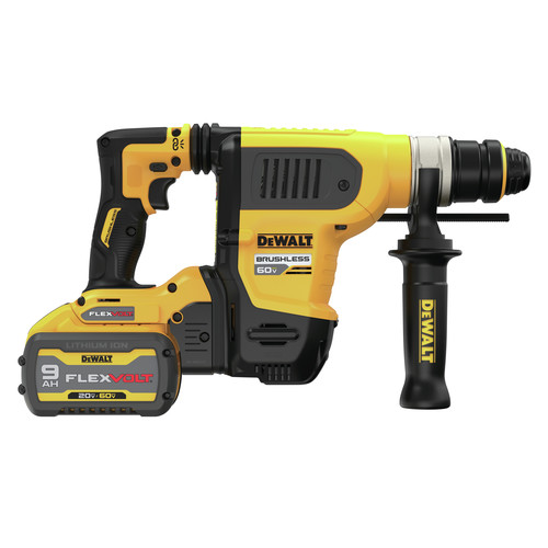 Dewalt 60V MAX Brushless Lithium-Ion 1-1/4 in. Cordless SDS Plus Rotary Hammer Kit with 2 Batteries (9 Ah) - DCH416X2