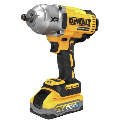 Dewalt 20V MAX XR Brushless Lithium-Ion 1/2 in. Cordless High Torque Impact Wrench Kit (5 Ah) - DCF900H1