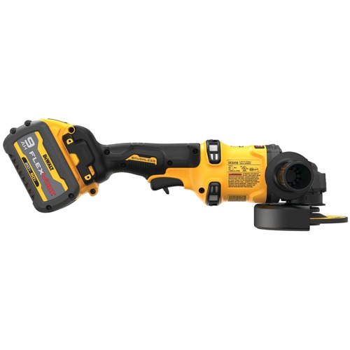Dewalt 60V MAX FLEXVOLT Brushless Lithium-Ion 4-1/2 in. - 6 in. Cordless Grinder Kit with Kickback Brake and 9 Ah Battery - DCG418X1