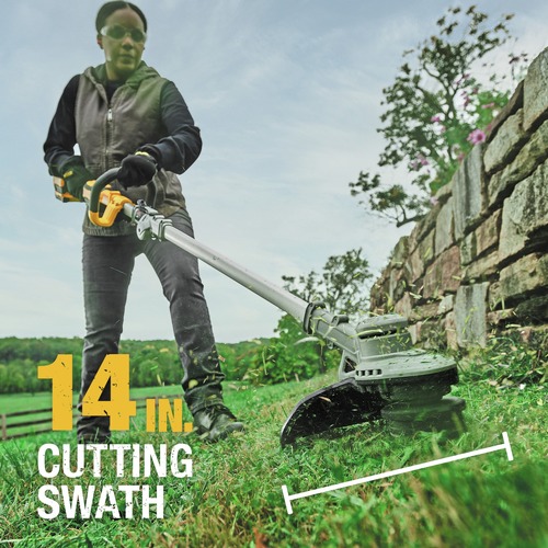 Factory Reconditioned Dewalt 20V MAX Lithium-Ion Cordless 14 in. Folding String Trimmer (Tool Only) - DCST922BR
