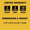 Dewalt 4200 PSI 4.0 GPM Gas Pressure Washer Powered by HONDA - 60606