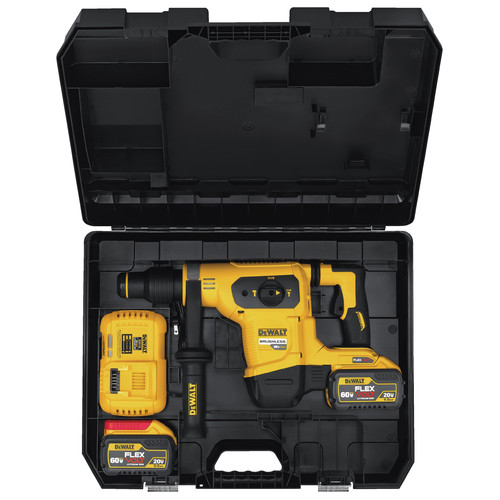 Dewalt 60V MAX Brushless Lithium-Ion Cordless 1-9/16 in. SDS MAX Combination Rotary Hammer Kit (9 Ah) - DCH481X2
