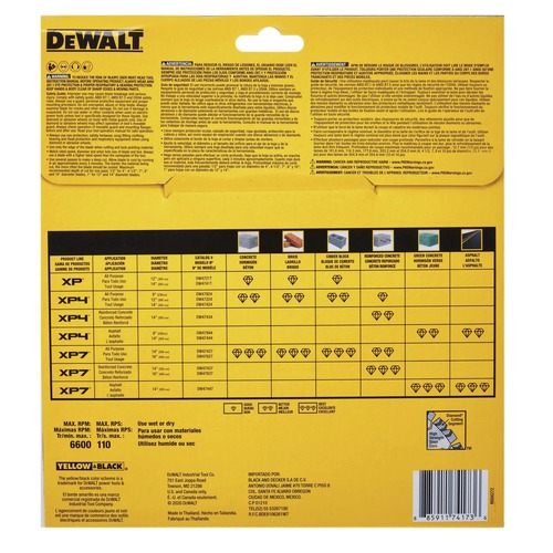 Dewalt 9 in. XP4 All-Purpose Segmented Diamond Blade - DW47924