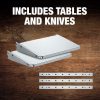 Dewalt DW735X 15 Amp 13 in. Two-Speed Corded Thickness Planer with Support Tables and Extra Knives