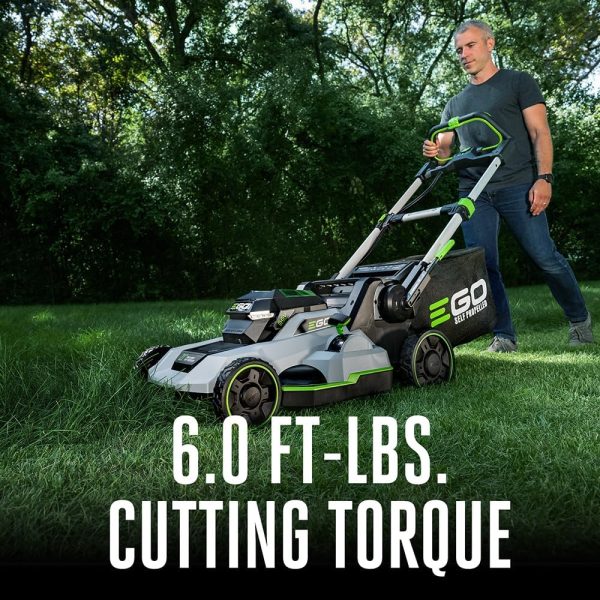 EGO POWER+ Electric Lawn Mower, Self-Propelled Cordless with Select Cut and Touch Drive, Includes (2) 56V 6.0Ah Batteries and Rapid Charger - LM2134SP-2（Free cordless trimmer and hair dryer） - Image 5