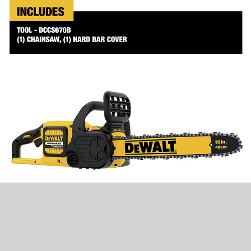 Dewalt DCCS670B 60V MAX Brushless 16 in. Chainsaw (Tool Only)
