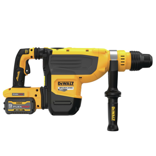Dewalt 60V MAX Brushless Lithium-Ion 1-7/8 in. Cordless SDS MAX Combination Rotary Hammer Kit with 2 Batteries (9 Ah) - DCH735X2