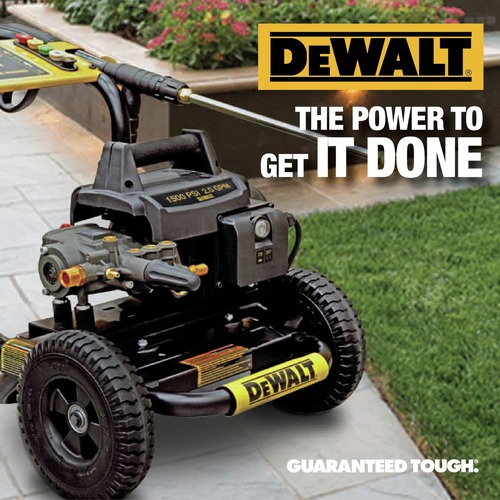 Dewalt 1500 PSI 2 GPM Electric Pressure Washer - 60607