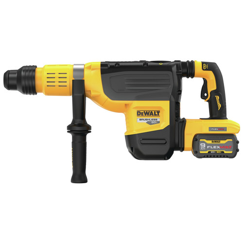 Dewalt 60V MAX Brushless Lithium-Ion 2 in. Cordless SDS MAX Combination Rotary Hammer Kit with 2 Batteries (9 Ah) - DCH775X2