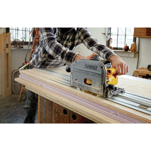 Dewalt DCS520T1 60V MAX FLEXVOLT Brushless 6-1/2 in. Cordless TrackSaw Kit with (1) 6Ah Battery and Charger