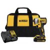 Dewalt DCF787C1 20V MAX Brushless Lithium-Ion 1/4 in. Cordless Impact Driver Kit (1.5 Ah)