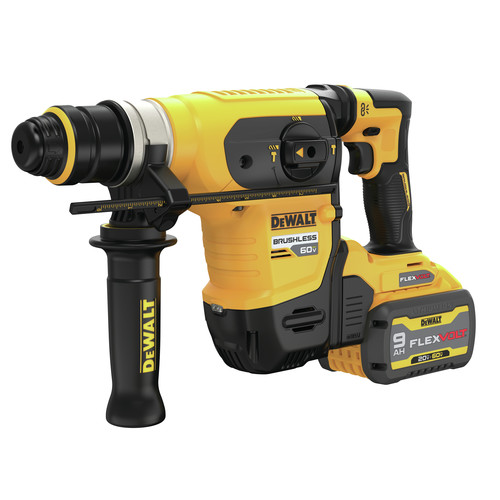 Dewalt 60V MAX Brushless Lithium-Ion 1-1/4 in. Cordless SDS Plus Rotary Hammer Kit with 2 Batteries (9 Ah) - DCH416X2