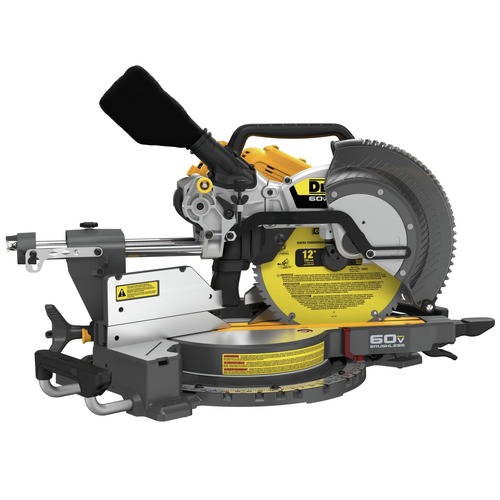 Dewalt 60V MAX Brushless Lithium-Ion Cordless 12 in. Double Bevel Sliding Miter Saw (Tool Only) - DCS781B