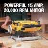 Dewalt DW735X 15 Amp 13 in. Two-Speed Corded Thickness Planer with Support Tables and Extra Knives