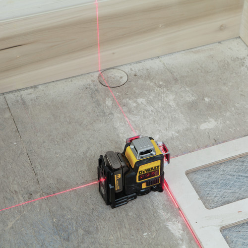 Dewalt 12V MAX 3 x 360 Degrees Red Line Laser - DW089LR