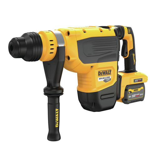 Dewalt 60V MAX Brushless Lithium-Ion 1-7/8 in. Cordless SDS MAX Combination Rotary Hammer Kit with 2 Batteries (9 Ah) - DCH735X2