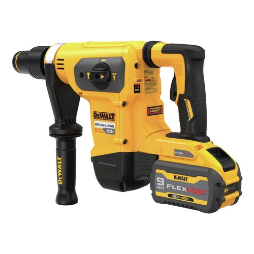 Dewalt 60V MAX Brushless Lithium-Ion Cordless 1-9/16 in. SDS MAX Combination Rotary Hammer Kit (9 Ah) - DCH481X2