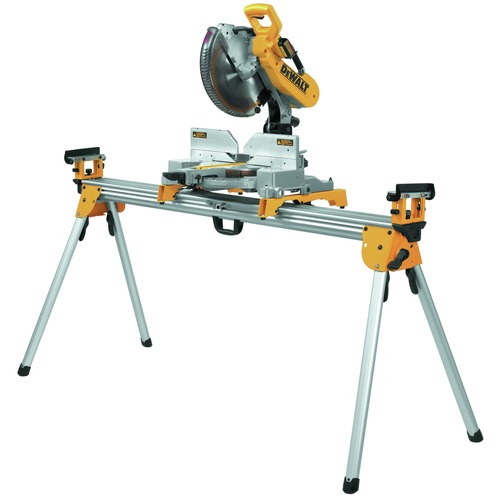 Factory Reconditioned Dewalt 9 in. x 150 in. x 32 in. Heavy-Duty Miter Saw Stand - Silver - DWX723R