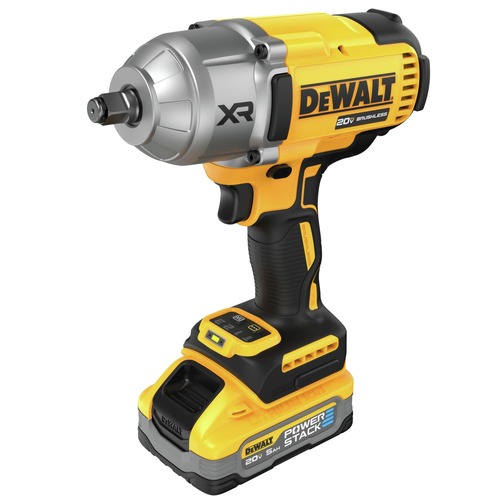 Dewalt 20V MAX XR Brushless Lithium-Ion 1/2 in. Cordless High Torque Impact Wrench Kit (5 Ah) - DCF900H1