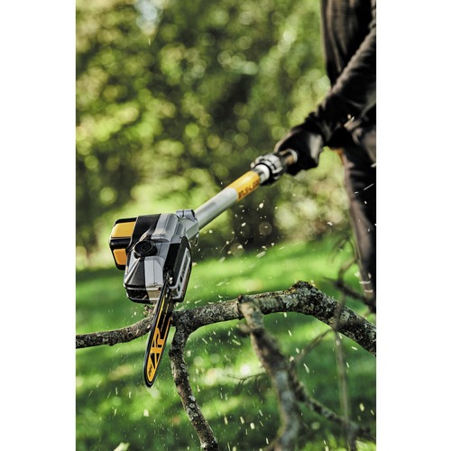 Dewalt 20V MAX XR Brushless Lithium-Ion Cordless Pole Saw and 20V MAX 4 Ah Lithium-Ion Battery and Charger Starter Kit Bundle - DCPS620BDCB240C-BNDL