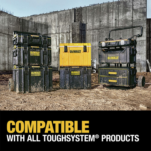 Dewalt DWST08400 21-3/4 in. x 14-3/4 in. x 16-1/4 in. ToughSystem 2.0 Tool Box - X-Large, Black
