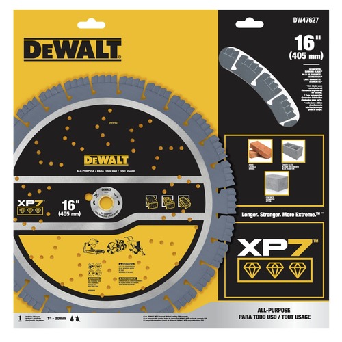 Dewalt 16 in. XP7 All-Purpose Segmented Diamond Blade - DW47627