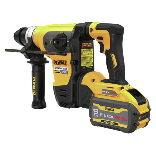 Dewalt 60V MAX Brushless Lithium-Ion 1-1/4 in. Cordless SDS Plus Rotary Hammer Kit with 2 Batteries (9 Ah) - DCH416X2