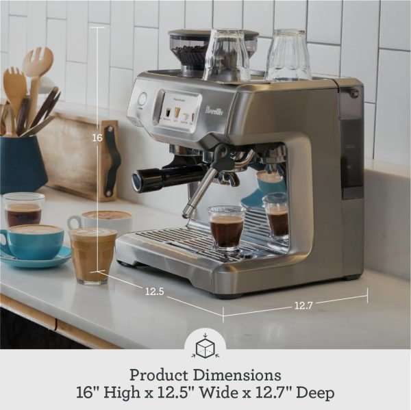 Breville Barista Touch Espresso Machine BES880BSS, Brushed Stainless Steel - Image 14