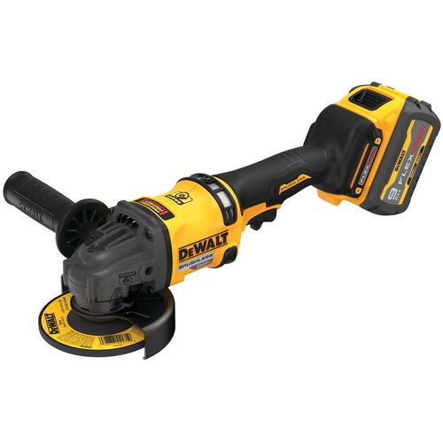 Dewalt 60V MAX FLEXVOLT Brushless Lithium-Ion 4-1/2 in. - 6 in. Cordless Grinder Kit with Kickback Brake and 9 Ah Battery - DCG418X1